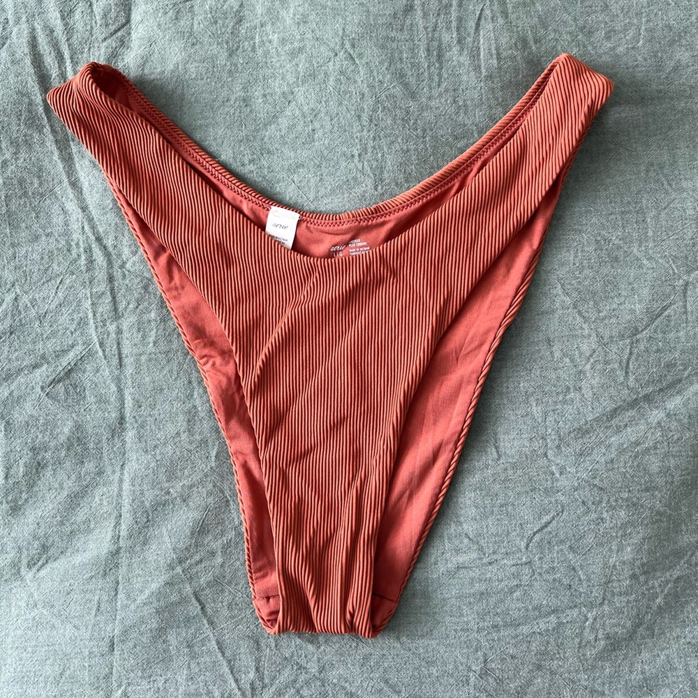 Aerie Ribbed Cheeky Bikini Bottom